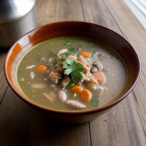 Turkey, Bean and Rice Soup recipe image