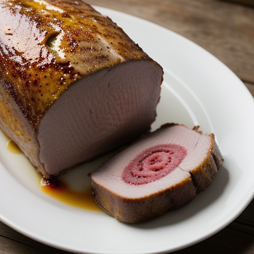 Turkey Breast With Orange-Raspberry Glaze recipe image