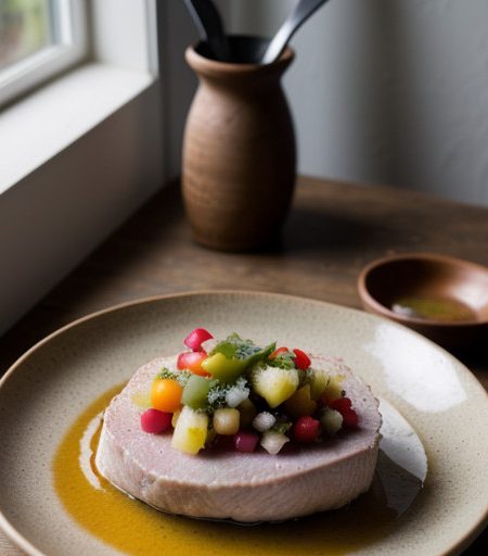 Turkey Breast With Tropical Fruit Salsa ** recipe image