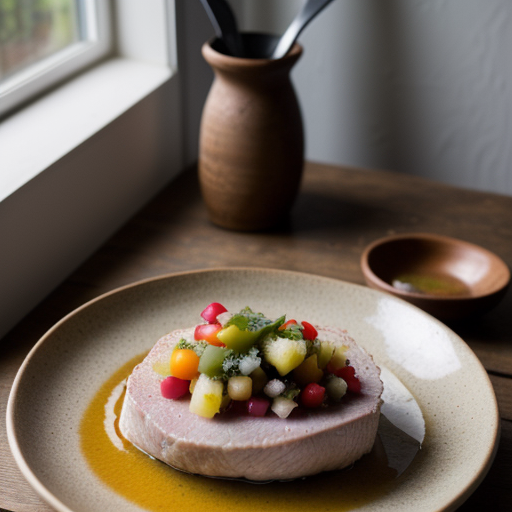 Turkey Breast With Tropical Fruit Salsa ** recipe image