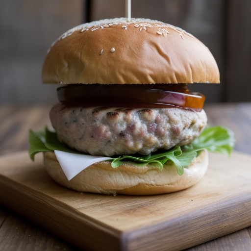 Turkey Burgers With Barbecue Sauce recipe image
