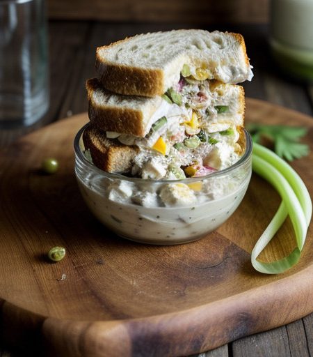 Turkey - Chicken Salad Sandwiches recipe image