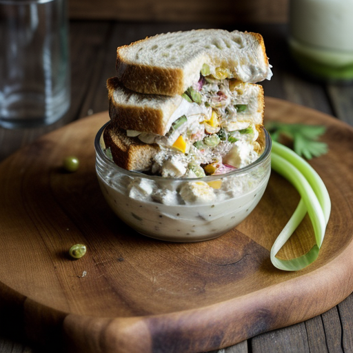 Turkey - Chicken Salad Sandwiches recipe image