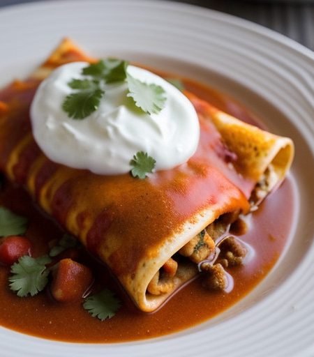 Turkey-Chili Enchiladas recipe image