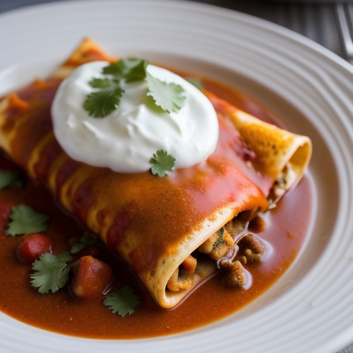 Turkey-Chili Enchiladas recipe image