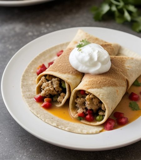 Turkey Chimichangas recipe image