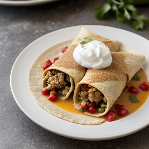 Turkey Chimichangas recipe image