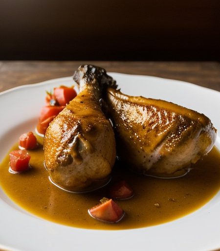 Turkey Drumstick Dinner recipe image