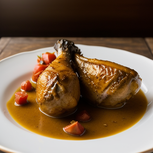 Turkey Drumstick Dinner recipe image