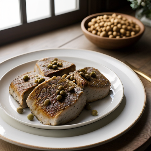 Turkey Fillets With Pine Nuts Capers & Raisins recipe image