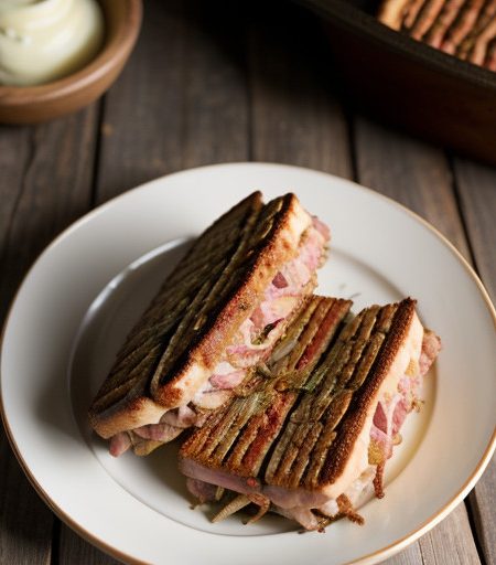 Turkey Jalapeno Sausage Reuben recipe image