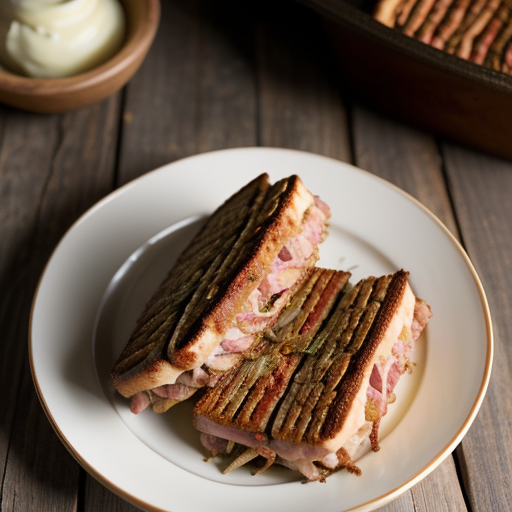 Turkey Jalapeno Sausage Reuben recipe image