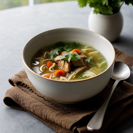 Turkey Noodle Soup recipe image