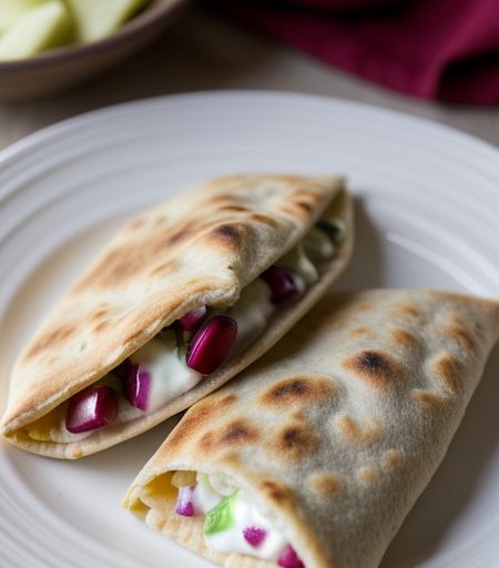 Turkey, Onion, and Tomato Pita Pockets recipe image