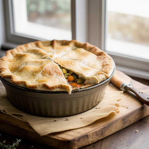 Turkey Pot Pie for the 90's recipe image