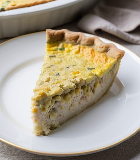 Turkey & Rice Quiche recipe image