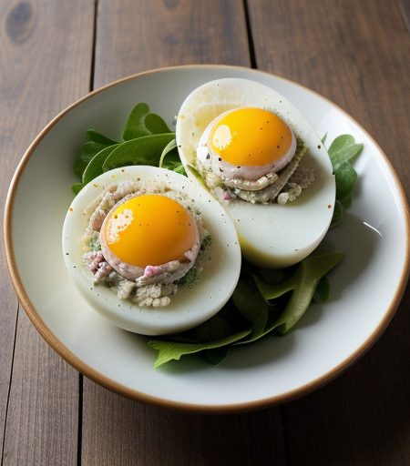 Turkey Salad Stuffed Eggs recipe image