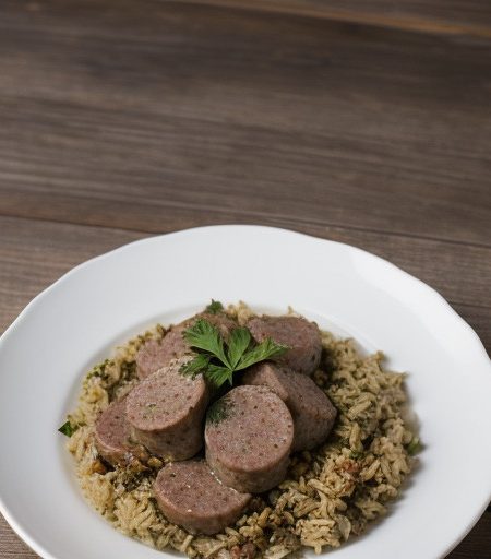 Turkey Sausage Pilaf recipe image
