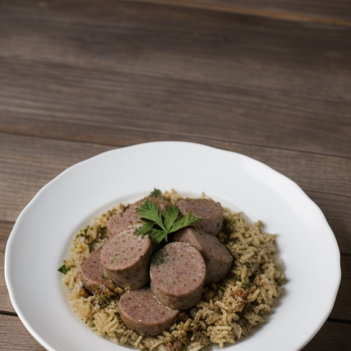 Turkey Sausage Pilaf recipe image