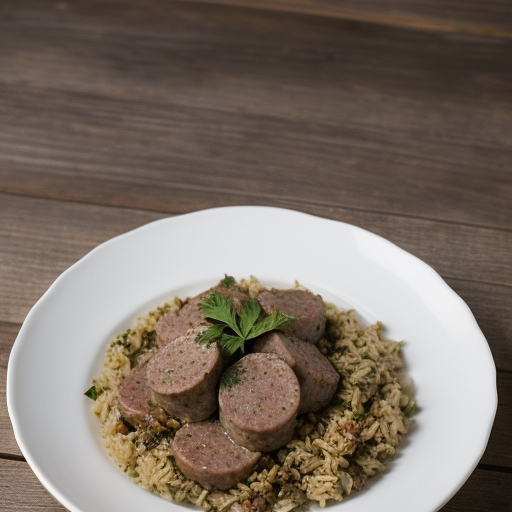 Turkey Sausage Pilaf recipe image