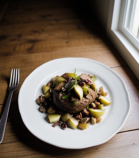 Turkey Sauteed With Pears & Pecans recipe image