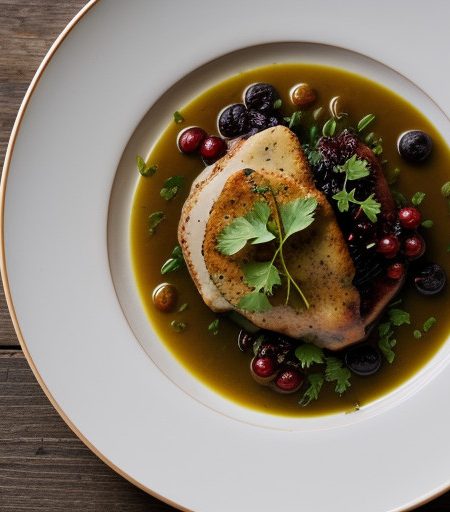 Turkey Scaloppine With Leeks, Currants and Marsala recipe image