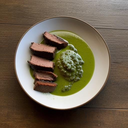 Turkey Slices With Green Peppercorn Sauce recipe image