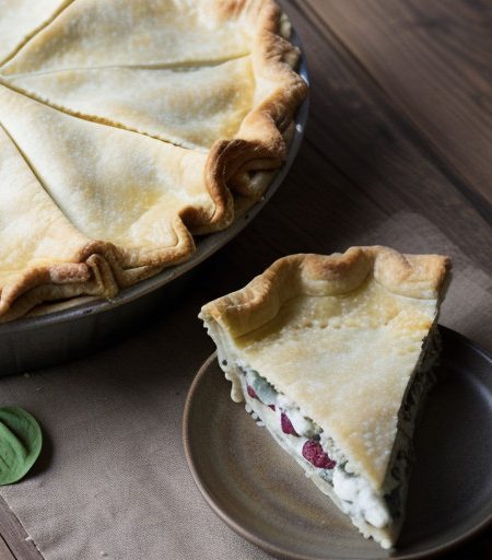 Turkey & Spinach Pie recipe image
