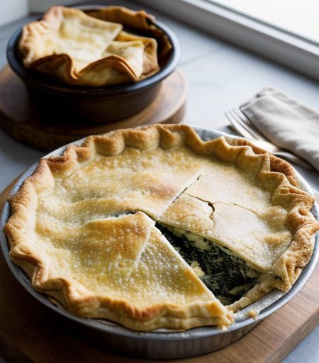 Turkey & Spinach Pie recipe image