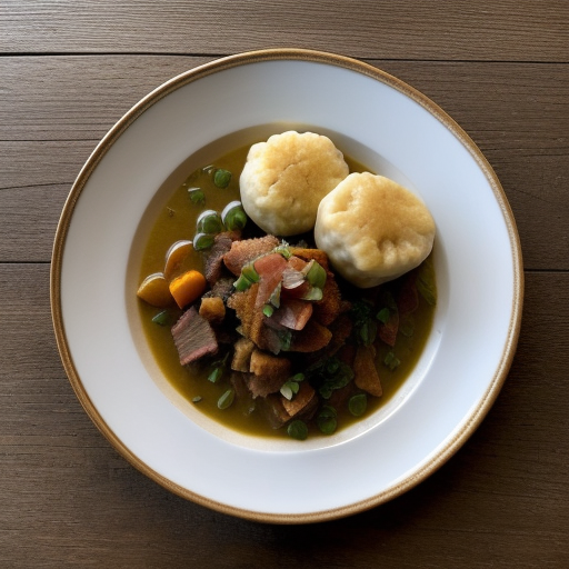 Turkey Stew With Dumplings recipe image