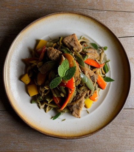 Turkey Strips and Veggie Stir Fry (6.5 PTS recipe image