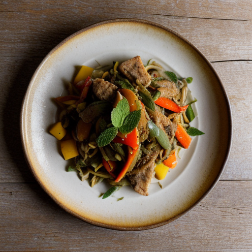 Turkey Strips and Veggie Stir Fry (6.5 PTS recipe image