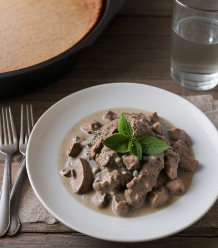 Turkey Stroganoff -- Per Linda Clasby recipe image