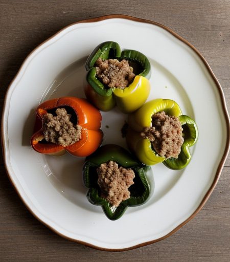 Turkey-Stuffed Peppers recipe image