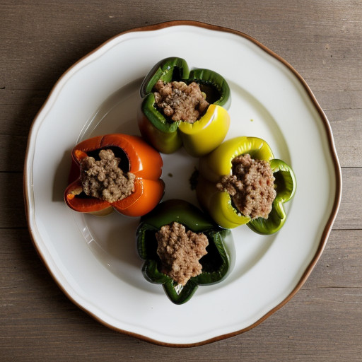 Turkey-Stuffed Peppers recipe image