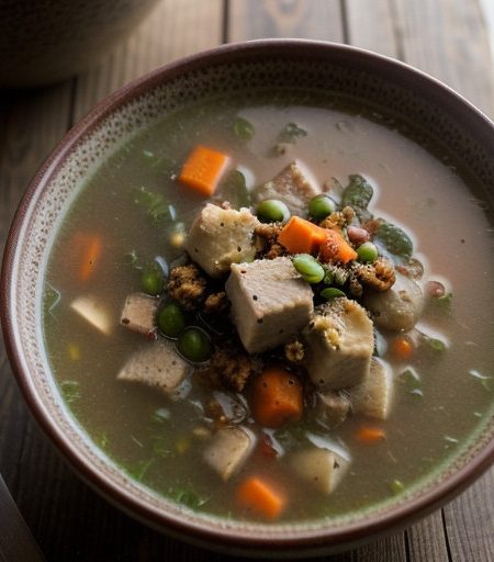 Turkey-Stuffing Soup recipe image