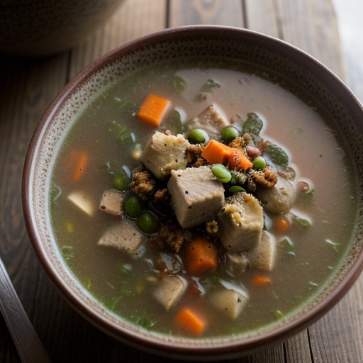 Turkey-Stuffing Soup recipe image