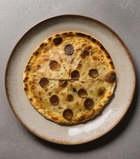 Turkey-Tortilla Pizza recipe image