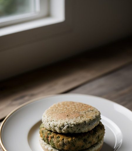 Turkey Vegetable Burgers recipe image