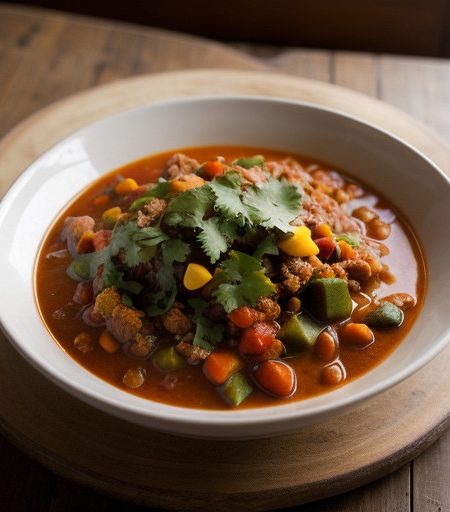 Turkey-Vegetable Chili recipe image