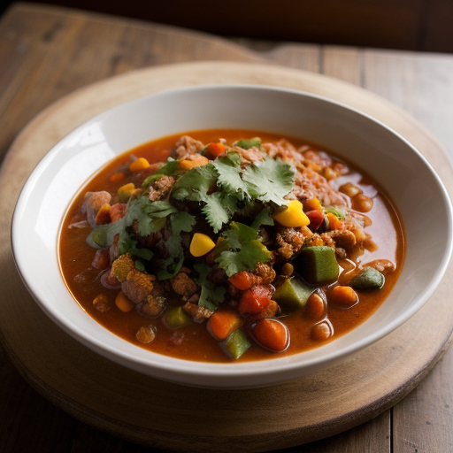 Turkey-Vegetable Chili recipe image