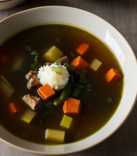 Turkey Vegetable Soup recipe image