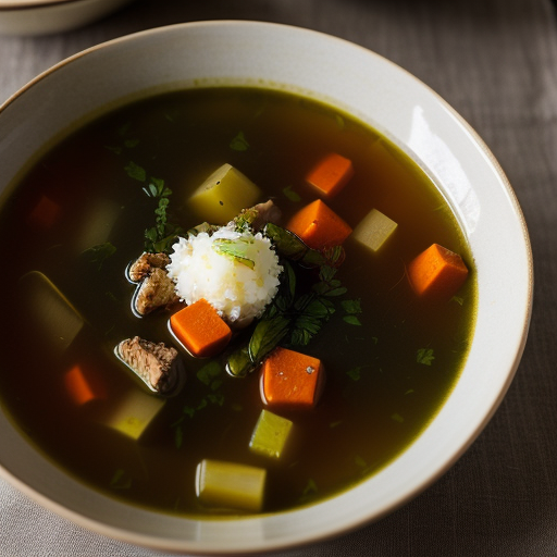 Turkey Vegetable Soup recipe image