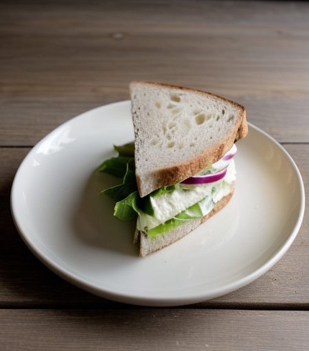 Turkey Waldorf Sandwich recipe image