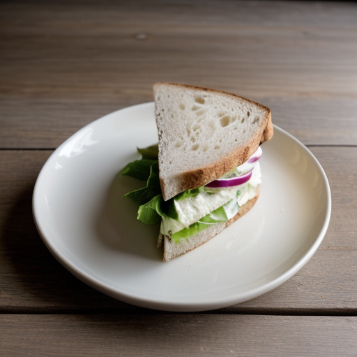 Turkey Waldorf Sandwich recipe image