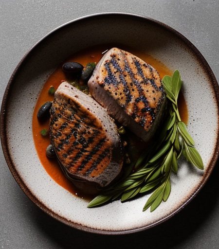 Turkey With Metiterranean Salsa recipe image