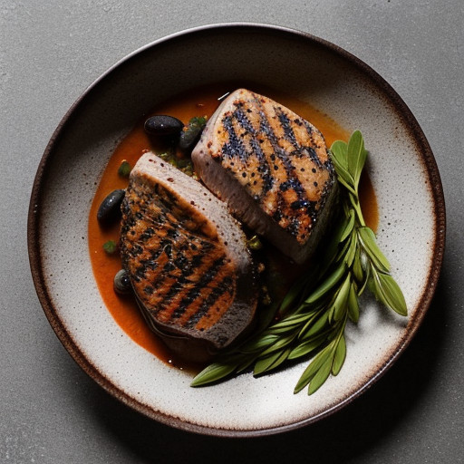 Turkey With Metiterranean Salsa recipe image