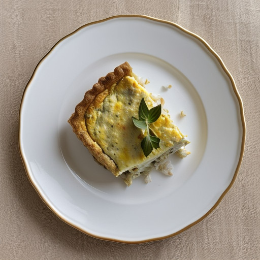 Turkey and Rice Quiche recipe image