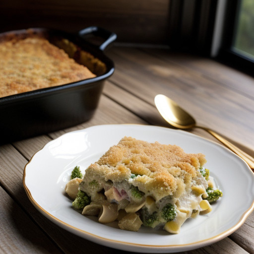Turkey or Chicken and Broccoli Casserole recipe image