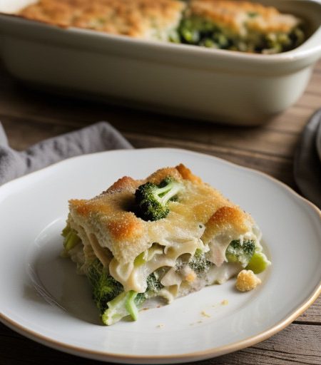 Turkey/Chicken & Broccoli Casserole recipe image
